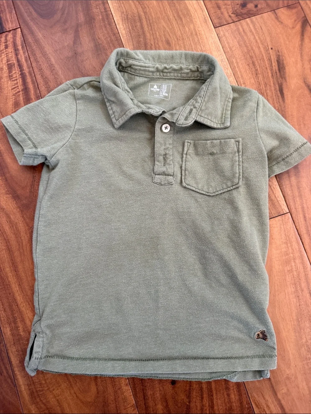 GAP Olive Polo Shirt with Chest Pocket